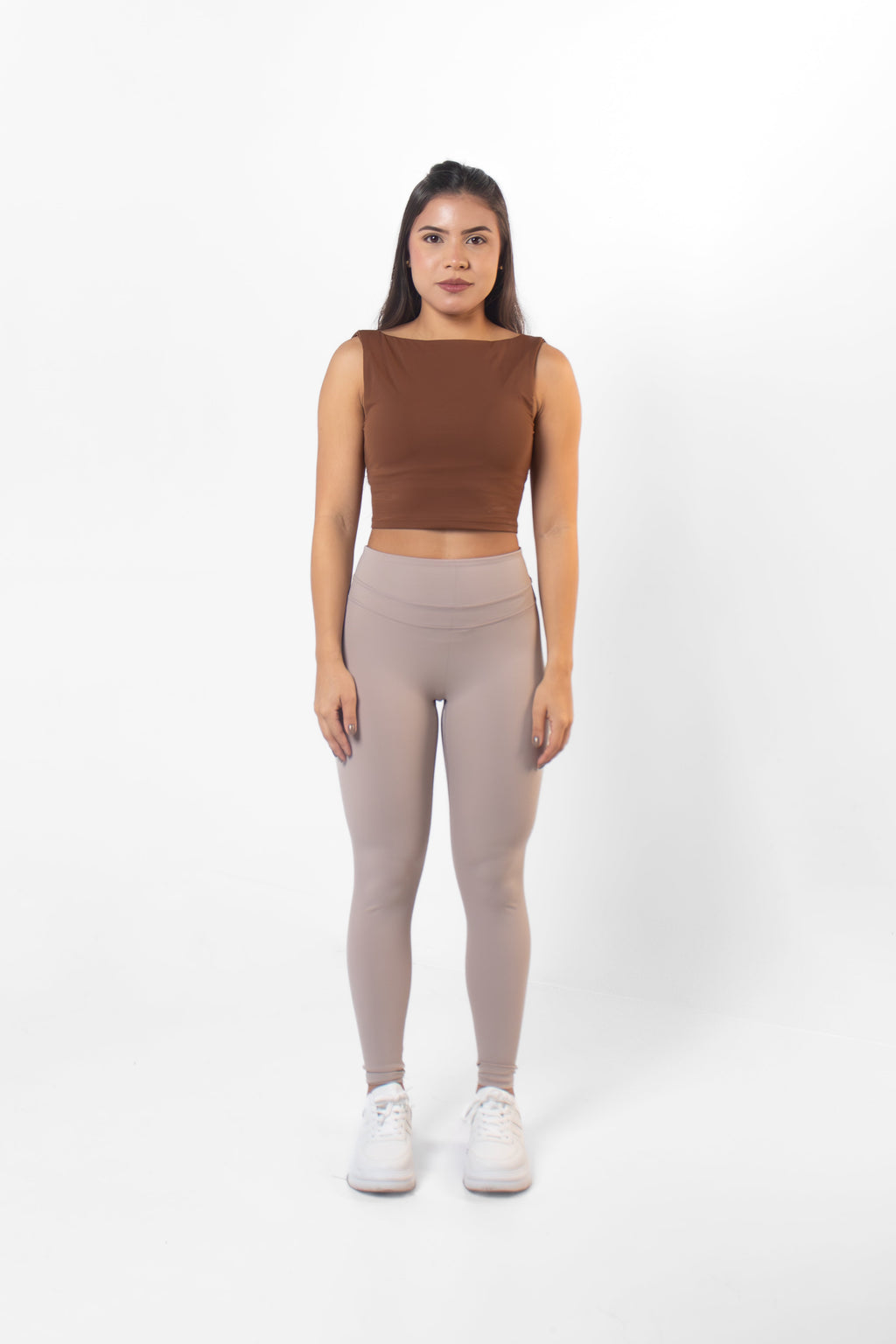 Sport bra espalda abierta