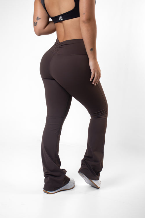 Flare pants pretina doble arruche