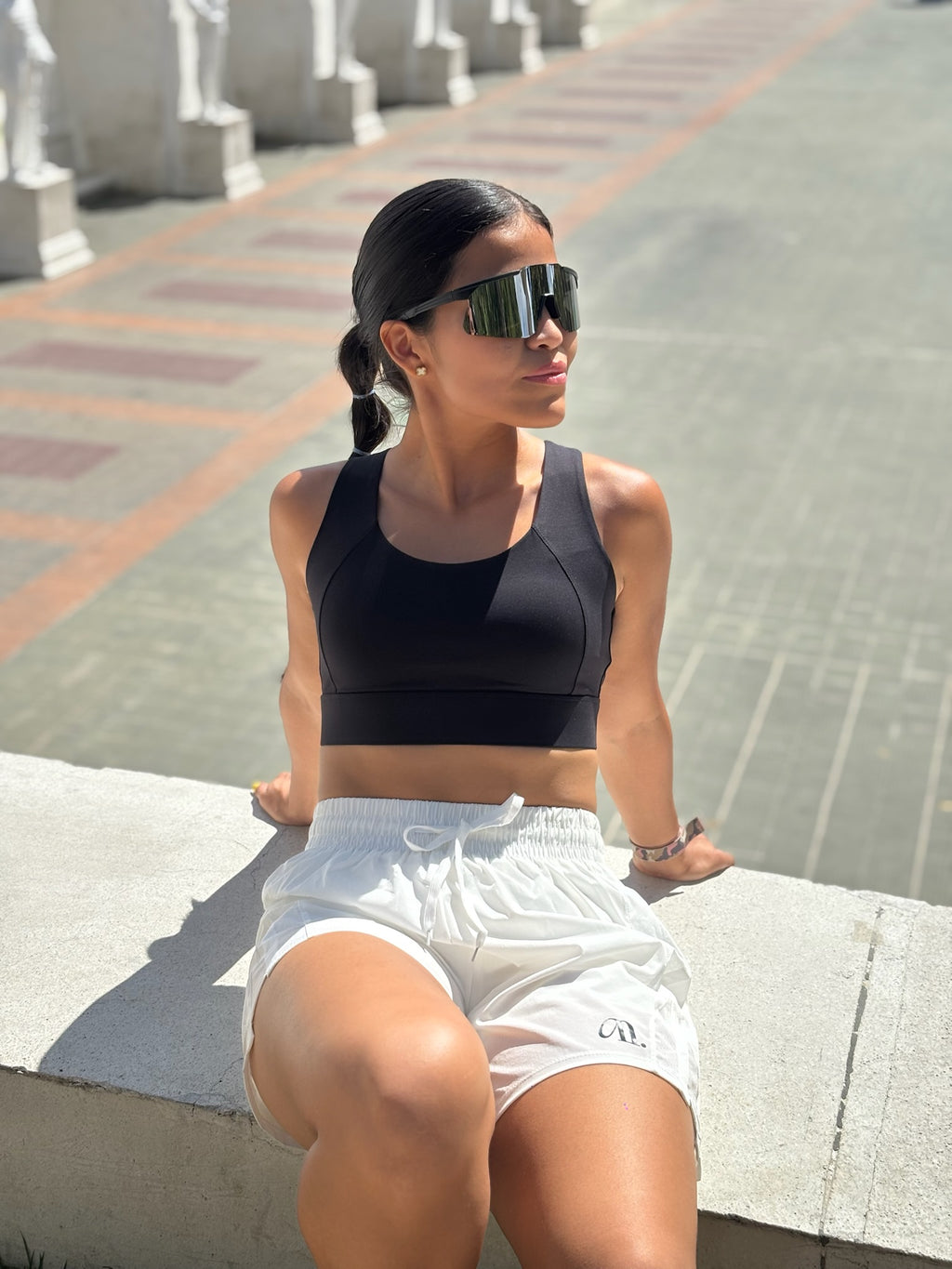 Sport bra espalda descubierta