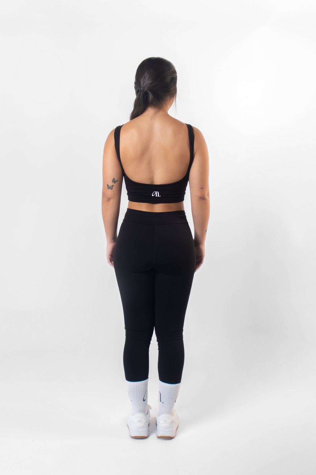 Sport bra espalda abierta