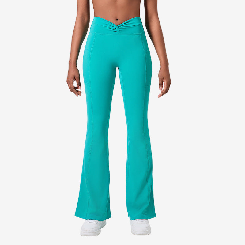 ⁠Flared pants con nudo