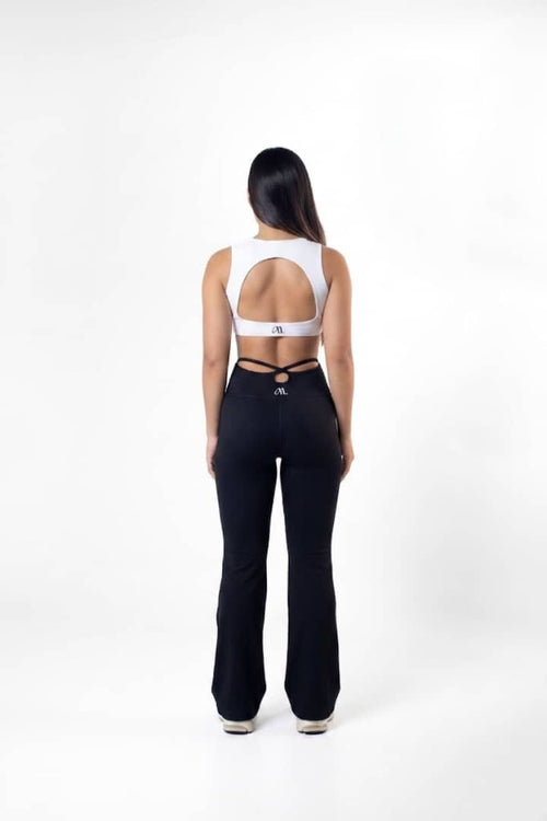 Flared pants cruzado