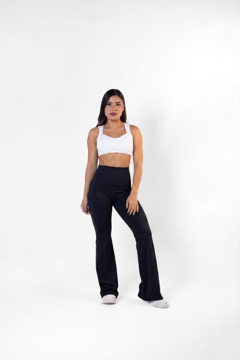 Flared pants cruzado